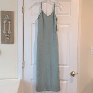 Fabletics Cloud Seamless Tank Midi Dress, S/6, Dusty Garden Heather. Brand new.